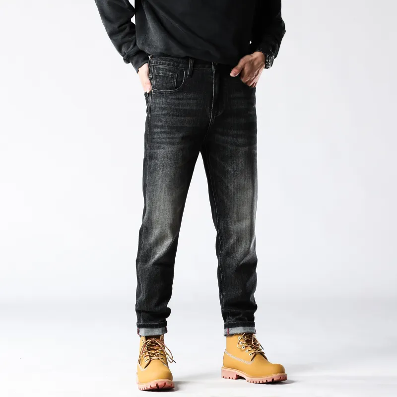FAIRWHALE Jeans Unisex Denim Black-10