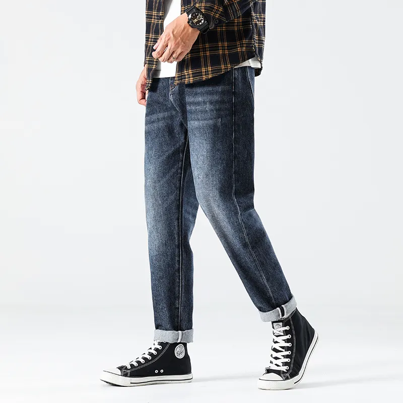 FAIRWHALE Jeans Unisex Denim Blue-5