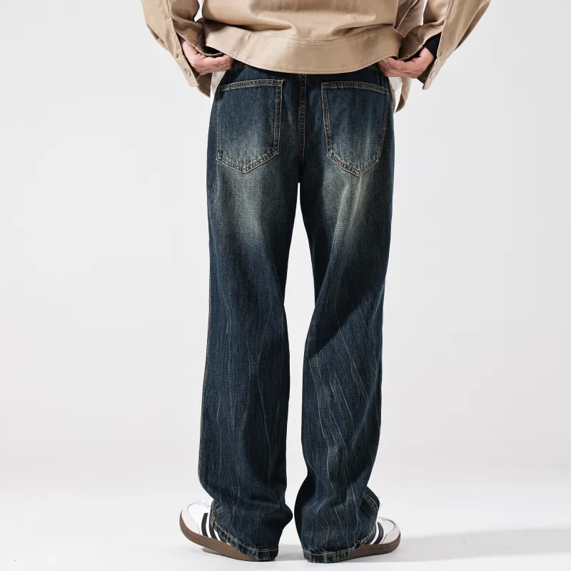 FAIRWHALE Jeans Unisex Denim Blue-9