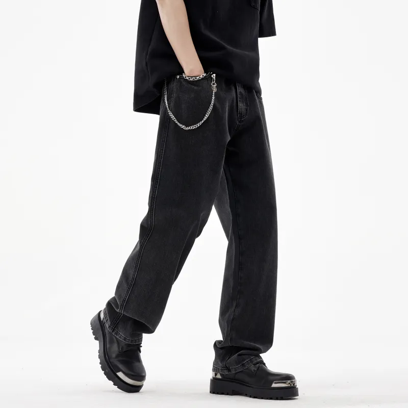 FAIRWHALE Jeans Unisex Denim Black-6