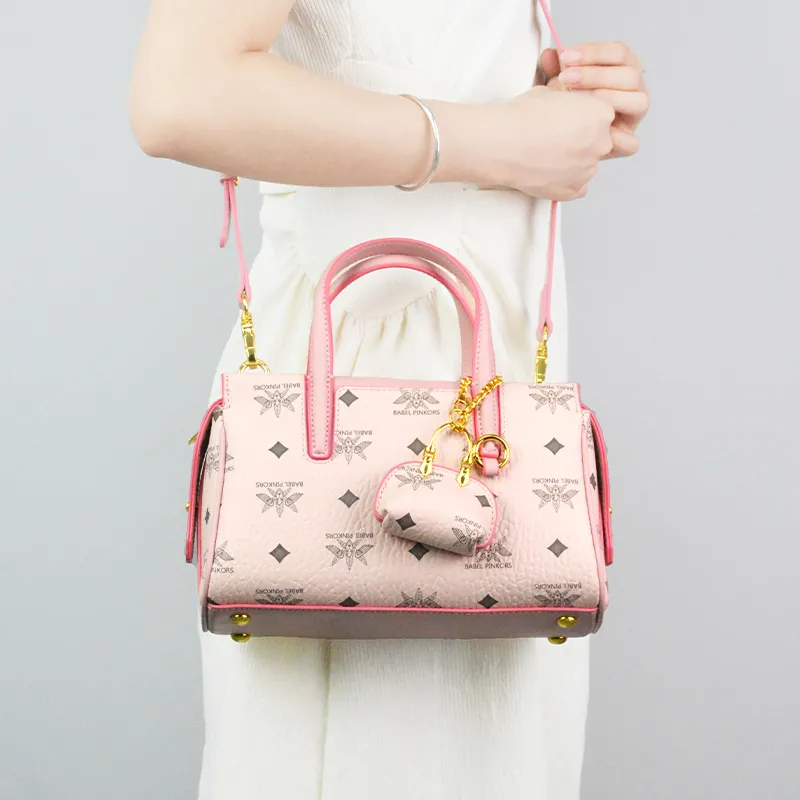 MISS GAIL Artificial Leather One Shoulder Handbag Crossbody Bag Regular Women's Black And White/Beige And Yellow/Pink-13
