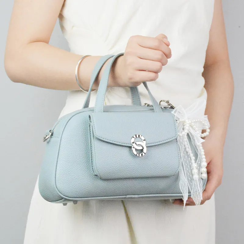 MISS GAIL Synthetic Leather Shoulder Bag, Crossbody Bag, Handbag Regular Women's Yellow/Blue-23