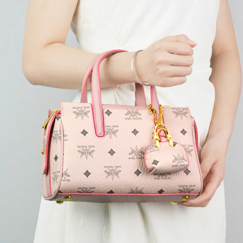 MISS GAIL Artificial Leather One Shoulder Handbag Crossbody Bag Regular Women's Black And White/Beige And Yellow/Pink-11