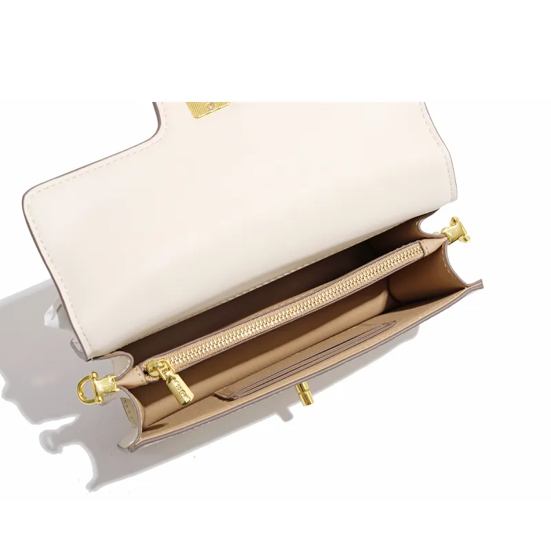 MISS GAIL Artificial Leather Shoulder Bag, Crossbody Bag, Handbag Regular Women's White/Pink-12