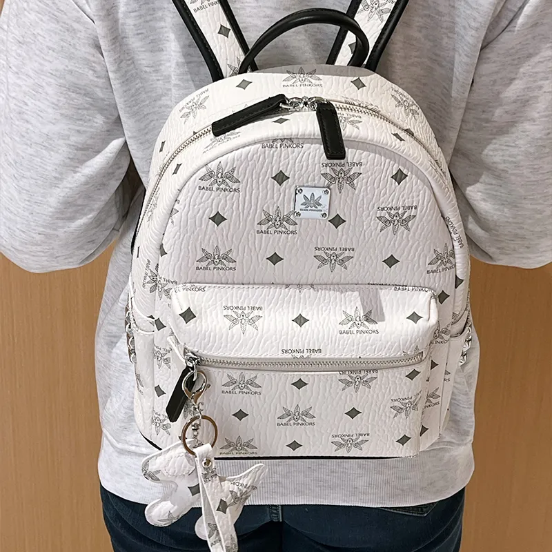 MISS GAIL Synthetic Leather Carry Backpack Tubas Women's Multicolor-26