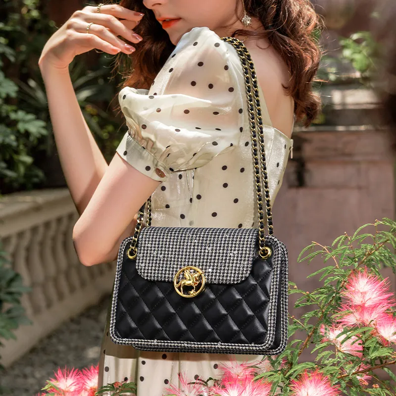 JUST STAR Synthetic Leather Shoulder Bag Crossbody Bag Shoulder Bag Women's Multicolor-5