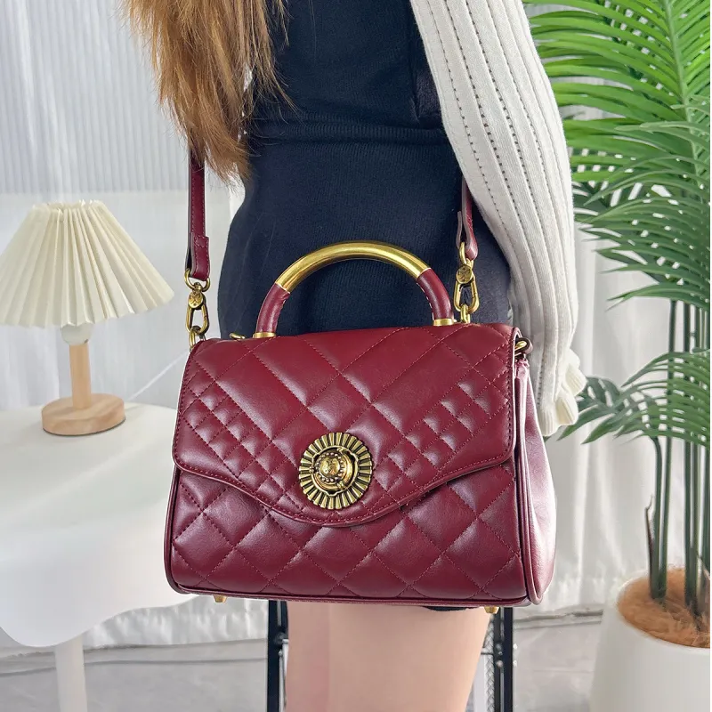 MISS GAIL Synthetic Leather Handbag Shoulder Bag Crossbody Bag Regular Women's Red-14