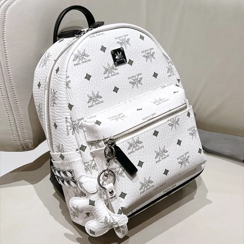 MISS GAIL Synthetic Leather Carry Backpack Tubas Women's Multicolor-27