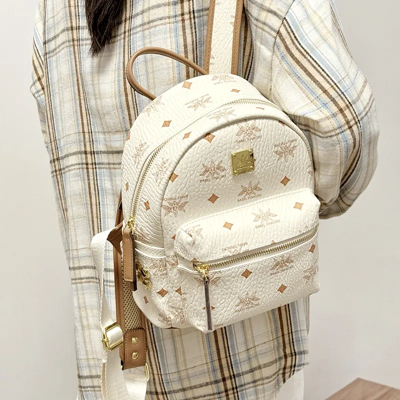 MISS GAIL Synthetic Leather Carry Backpack Tubas Women's Multicolor-31