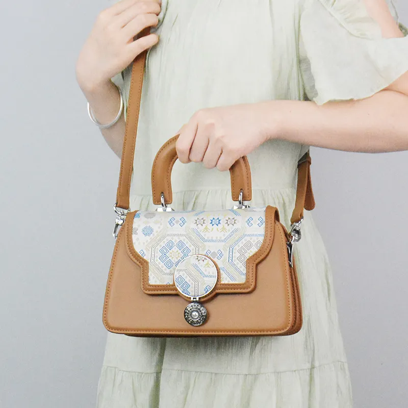 MISS GAIL Synthetic Leather Shoulder Bag, Crossbody Bag, Handbag Women's Red/Blue/Brown-20