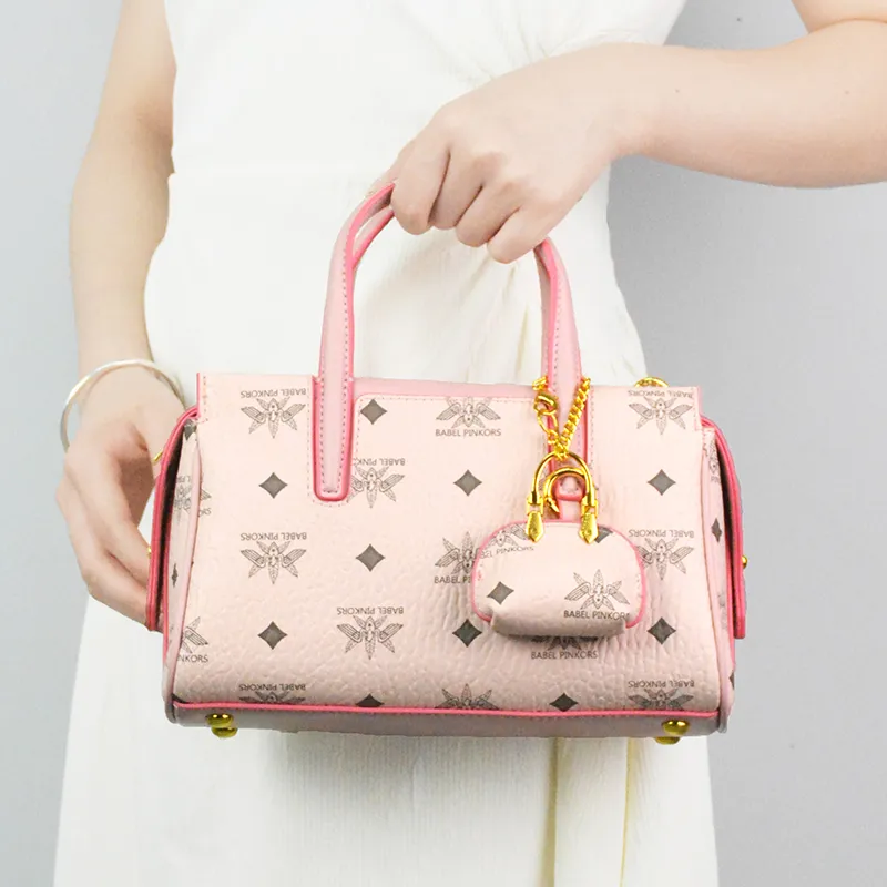MISS GAIL Artificial Leather One Shoulder Handbag Crossbody Bag Regular Women's Black And White/Beige And Yellow/Pink-12