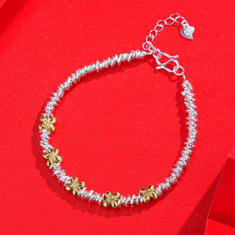 IDEAL S 999 Fine Silver Pure Silver Bracelets Unisex-1