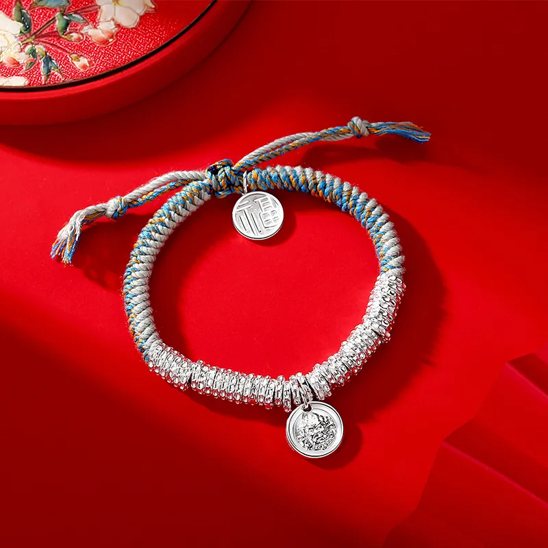 IDEAL 999 Fine Silver Bracelets Unisex-2