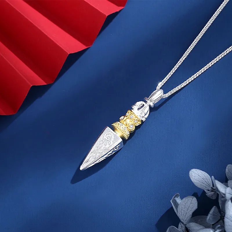 IDEAL 999 Fine Silver Necklaces Unisex-3