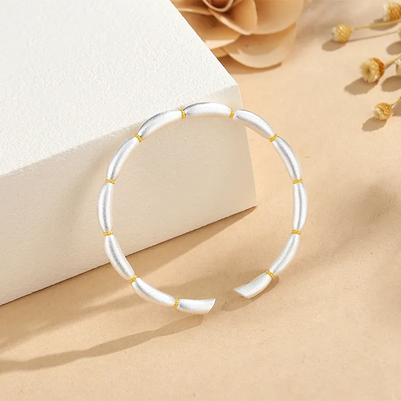 IDEAL 999 Fine Silver Sterling Silver Bracelets Unisex-3