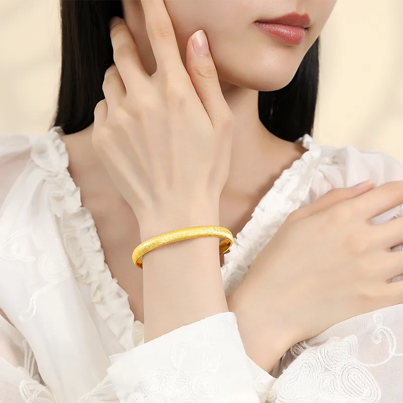 IDEAL 999 Fine Silver Bangles Unisex-1