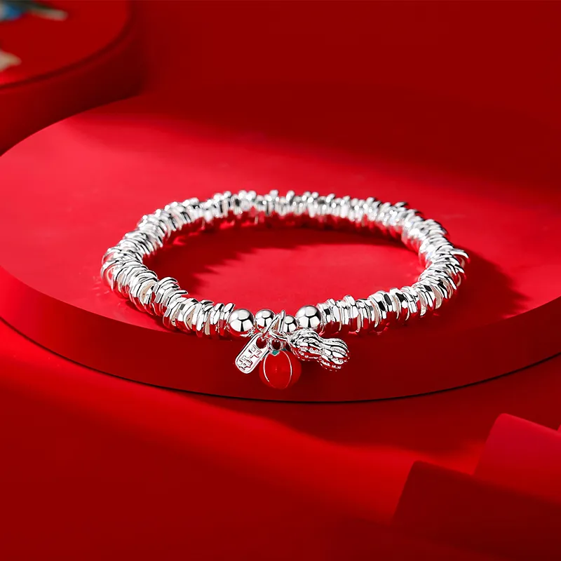 IDEAL 999 Fine Silver Bracelets Unisex-2