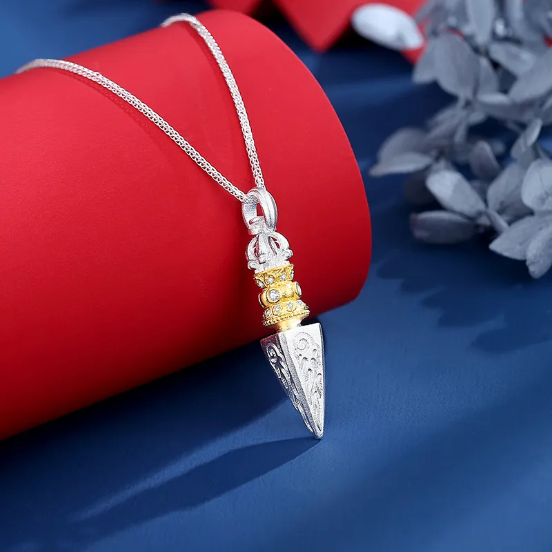 IDEAL 999 Fine Silver Necklaces Unisex-2