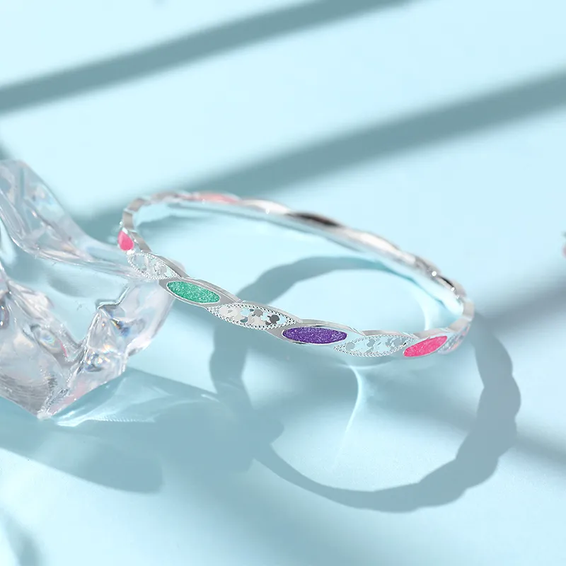 IDEAL 999 Fine Silver Bangles Women's-2