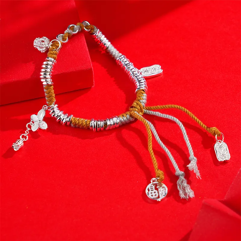 IDEAL 999 Fine Silver Bracelets Unisex-3