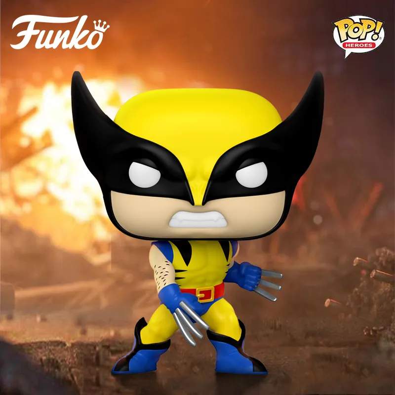 Funko Marvel Ultimate The Wolverine With Damaged Mask Edition Chibi Figures 10cm-1