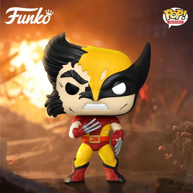 Funko Marvel Ultimate The Wolverine With Damaged Mask Edition Chibi Figures 10cm-4