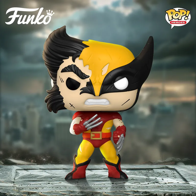 Funko Marvel Ultimate The Wolverine With Damaged Mask Edition Chibi Figures 10cm-5