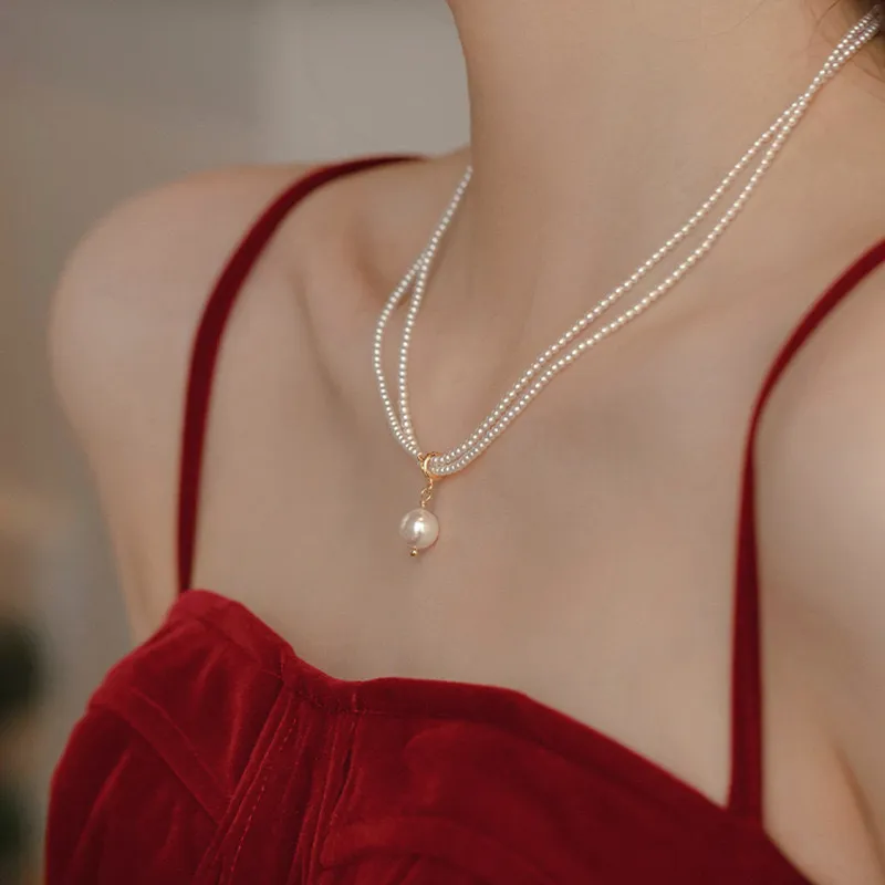 XXOFF Synthetic Pearl Necklaces Women's-2