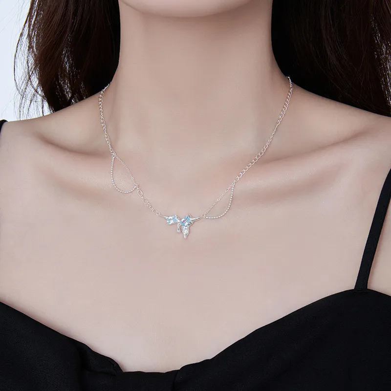XXOFF 925 Sterling Silver Necklaces Women's-1