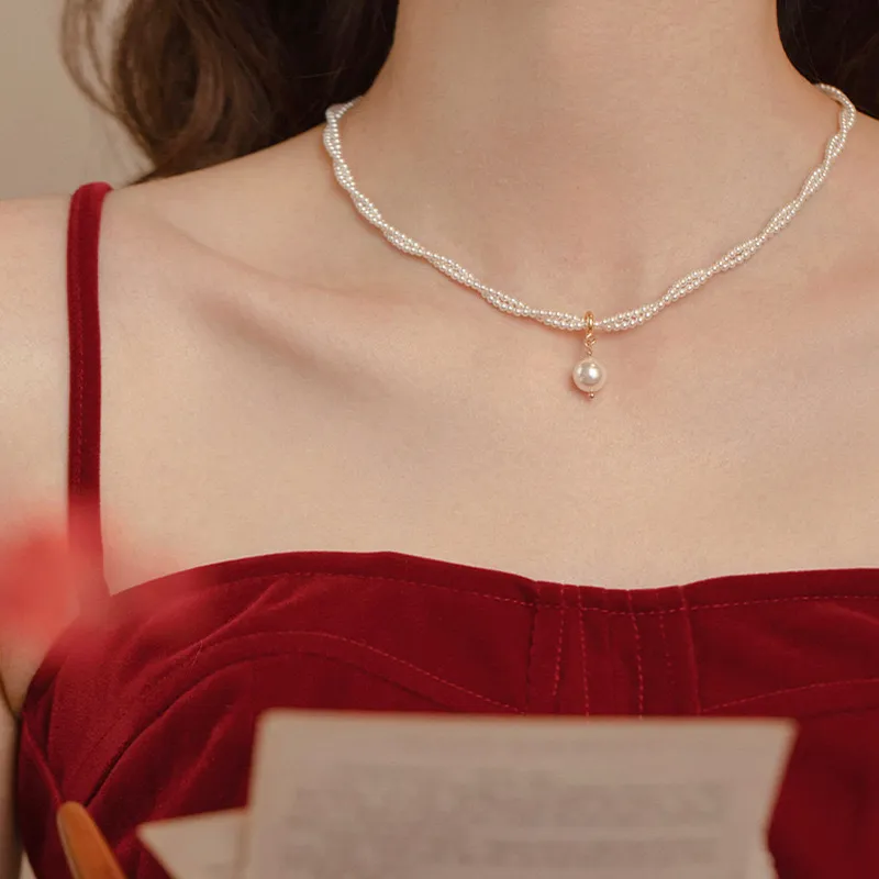 XXOFF Synthetic Pearl Necklaces Women's-3