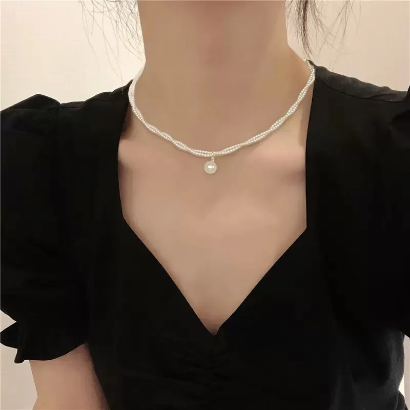 XXOFF Synthetic Pearl Necklaces Women's-1