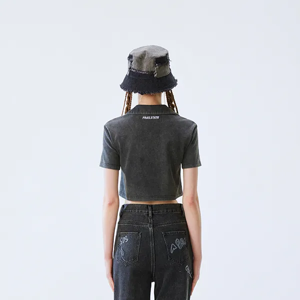 FRAIL STATE T Shirt Women's Black-2