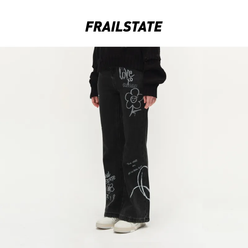 FRAIL STATE Jeans Women's Black-3