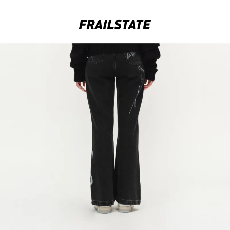 FRAIL STATE Jeans Women's Black-4