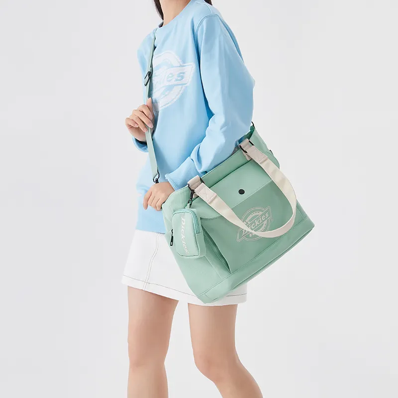 Dickies Polyester Tote Bag Shoulder Bag Crossbody Bag Regular Unisex Black/Greige/Green-13