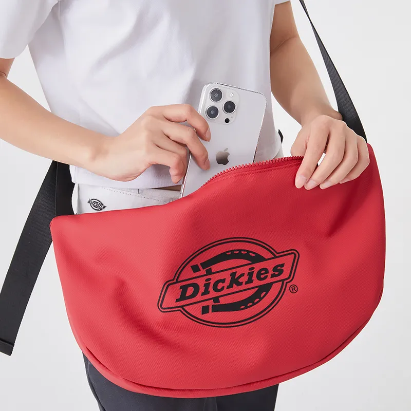 Dickies Polyester Pillow Bag, Commute Bag, Crossbody Bag Regular Unisex Red/Khaki/Black-9