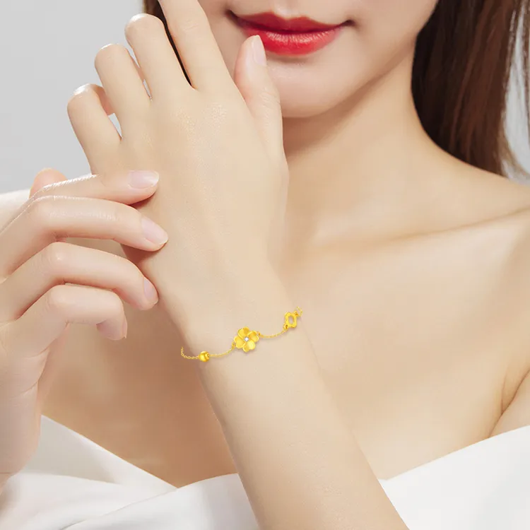 D.Get Gold Bracelet Unisex-4