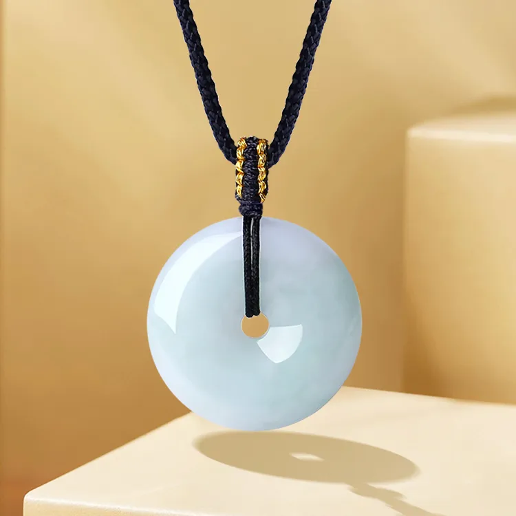 D.Get Glutinous Jade Jadeite Necklaces Unisex-1