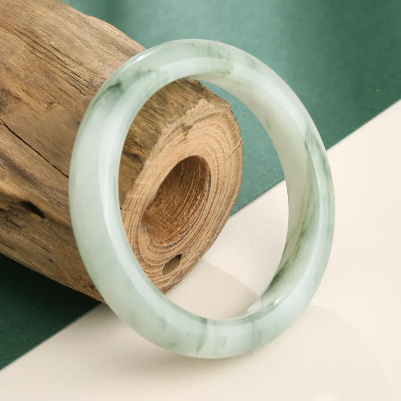 D.Get Tianshan Jade Bangles Unisex-2