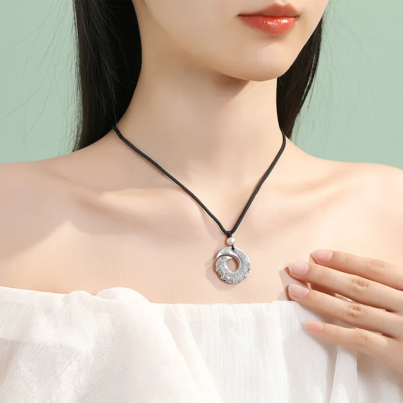 D.Get 999 Fine Silver Necklaces Unisex Women's Box-4