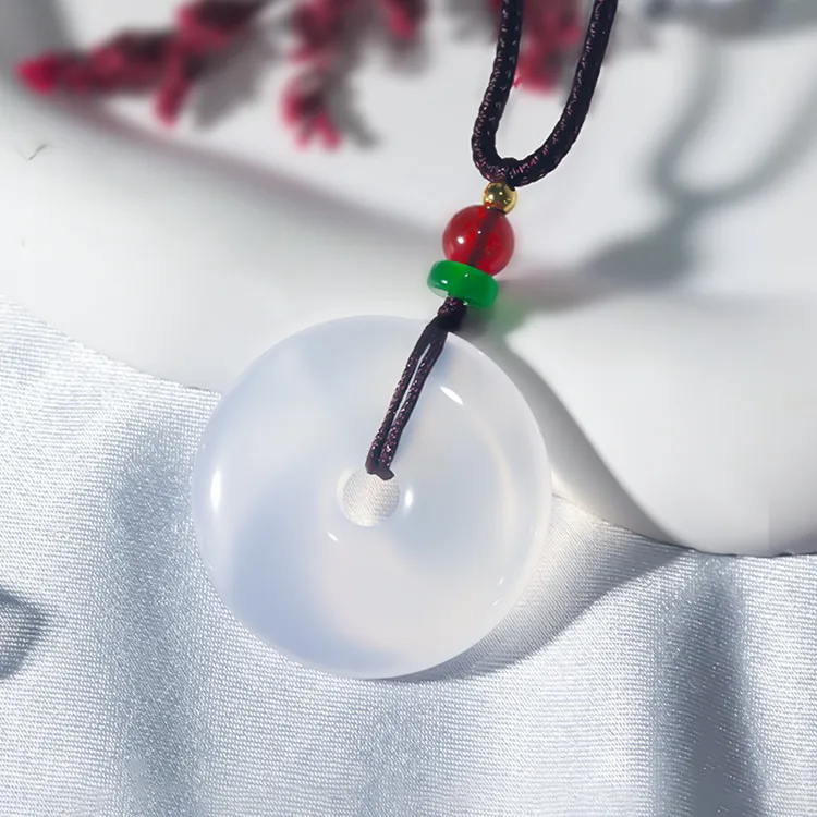 D.Get Chalcedony Necklaces Unisex-16