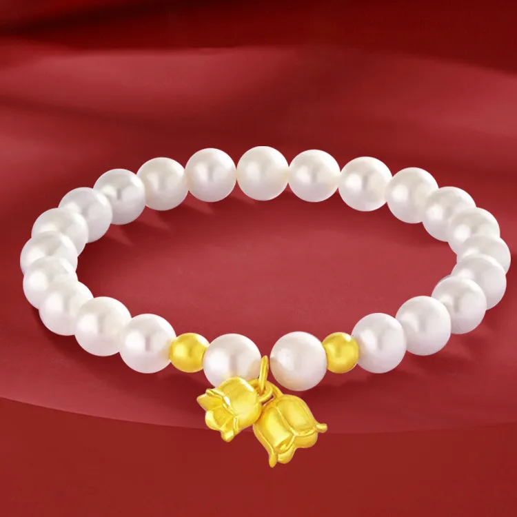 D.Get Gold Bracelet Unisex-1