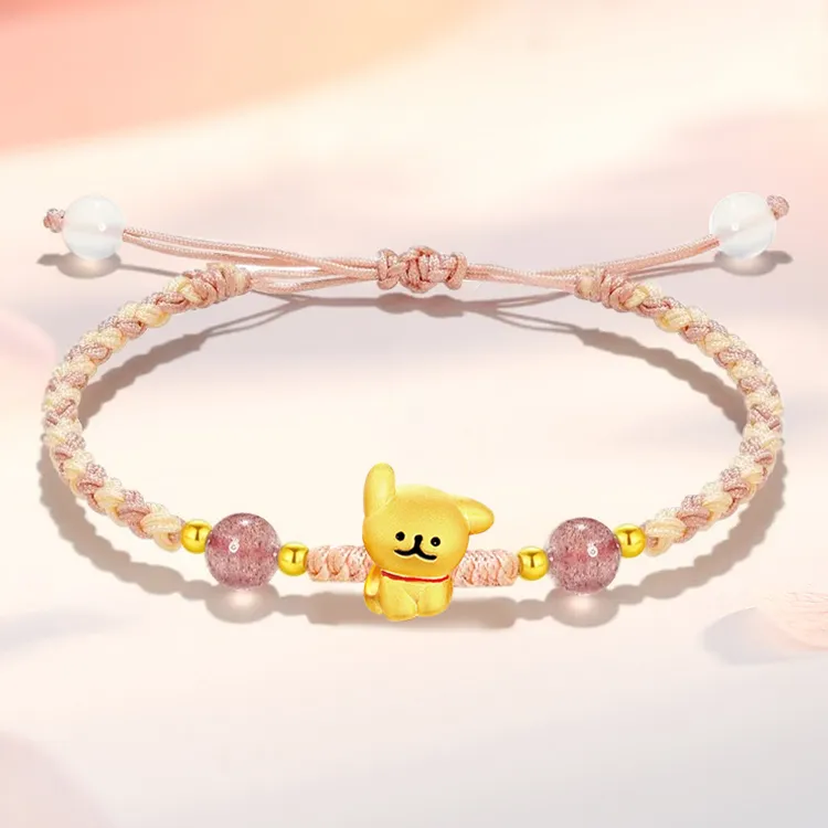 D.Get Gold Bracelet Unisex-1