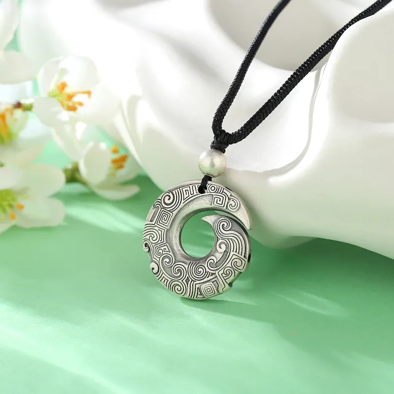D.Get 999 Fine Silver Necklaces Unisex Women's Box-3