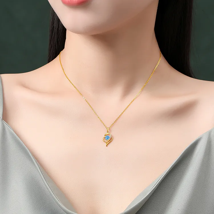 D.Get S925 Silver Necklaces Women's Women's Good Luck Box-3