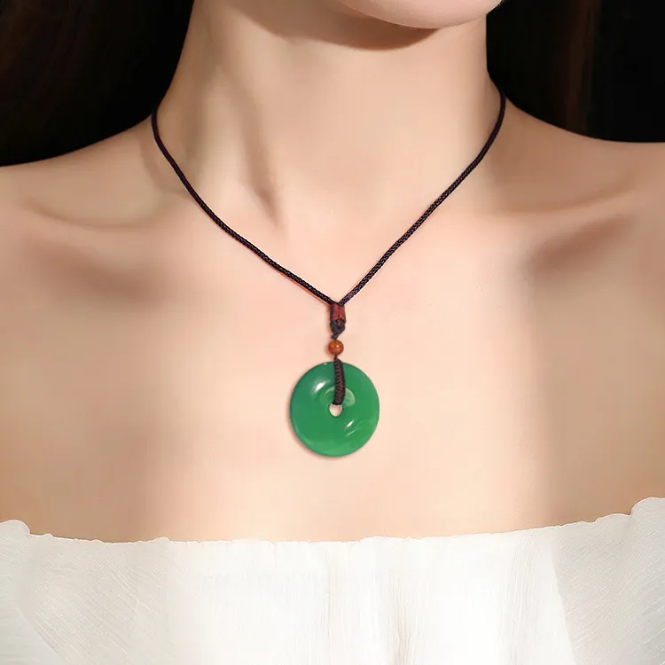D.Get Chalcedony Necklaces Unisex-40
