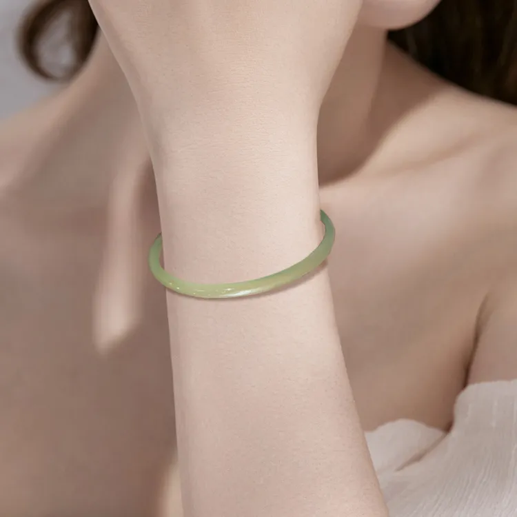 D.Get Chalcedony Bangles Unisex-16