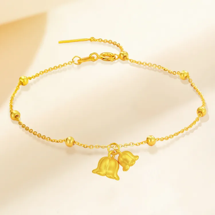 D.Get Gold Bracelet Unisex-3