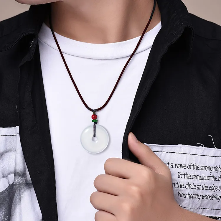 D.Get Chalcedony Necklaces Unisex-15