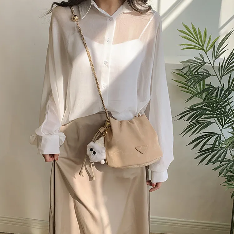 PULUWIRR PU Crossbody Bag Everyday Commute Shopping Bucket Bag Regular Women's Multicolor-11